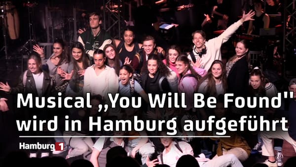 Musical ,,You Will Be Found": Gesangliche Kostprobe auf dem Rathausmarkt