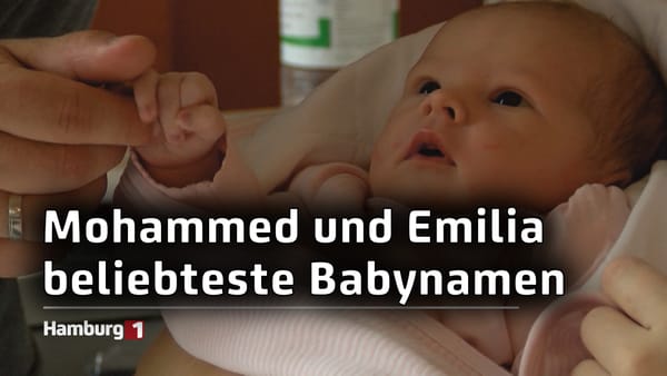 Neugeborene: Mohammed und Emilia sind die beliebtesten Babynamen in Hamburg 2023